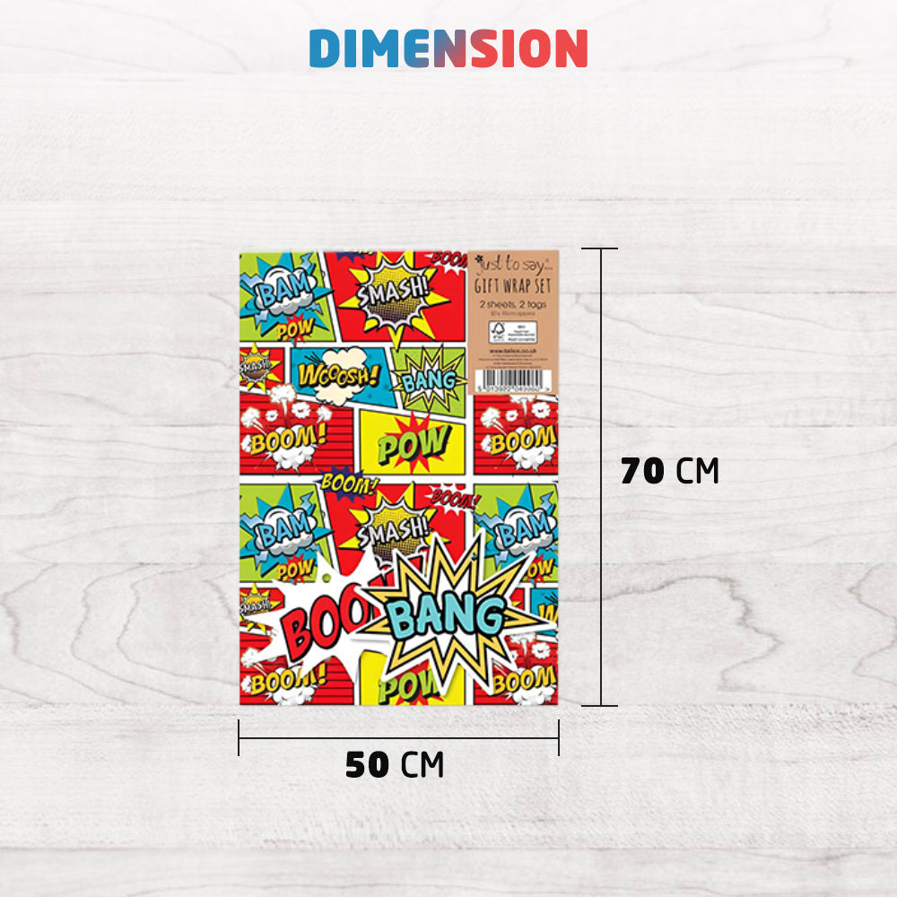 Birthday Wrapping Paper - For Boys