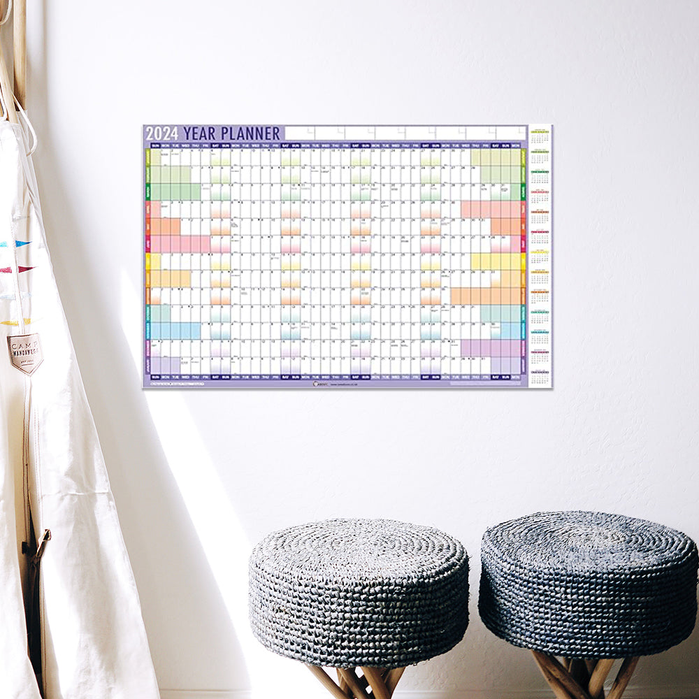 A1 Laminated Wall Calendar