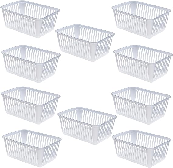 Clear Plastic Storage Basket