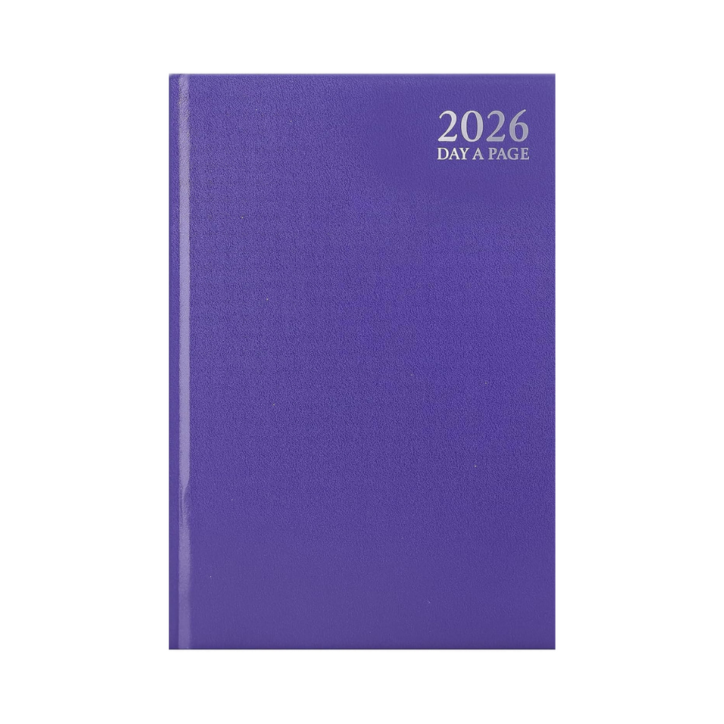 2026 A5 Day to Page Diary - Purple