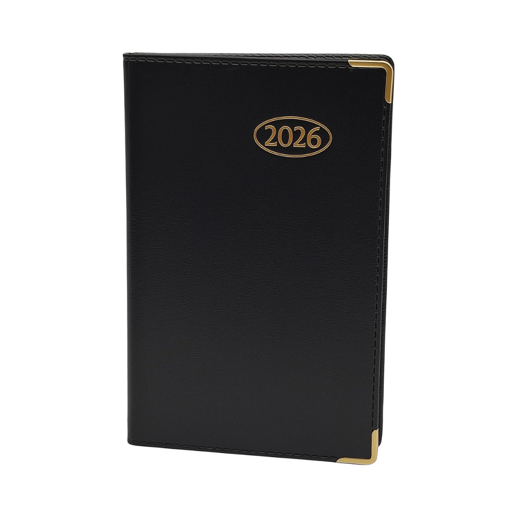 2026 Slim Week to View PVC Leather Diary