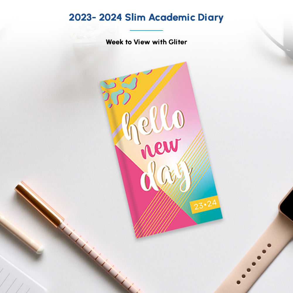 Academic Diary with Glitter