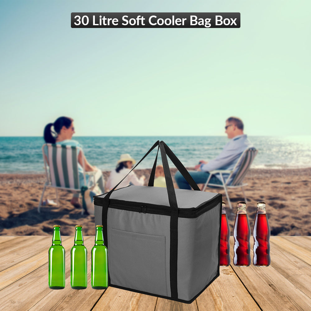 Buy 30L Portable Lightweight Soft Cooler Bag Box, Insulated