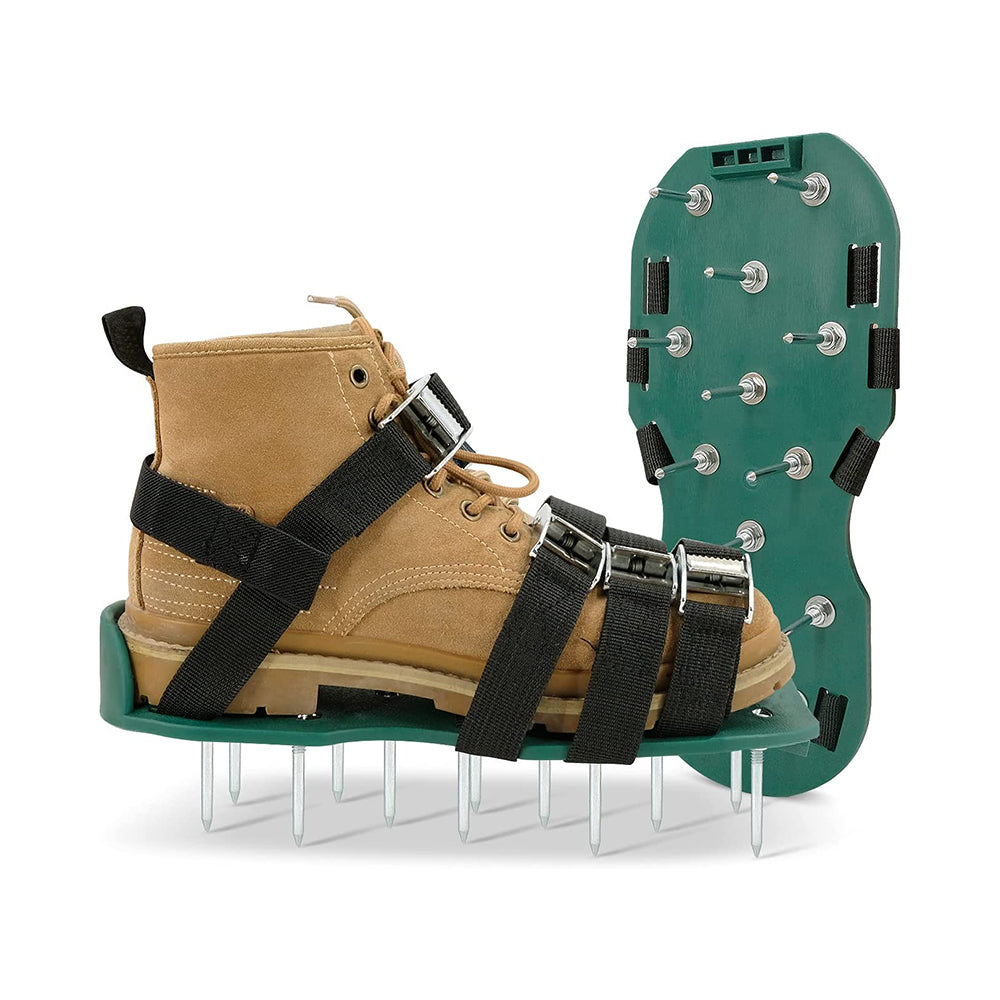 Lawn Aerator Spike Shoes Easy to Wear with Boots or Shoes