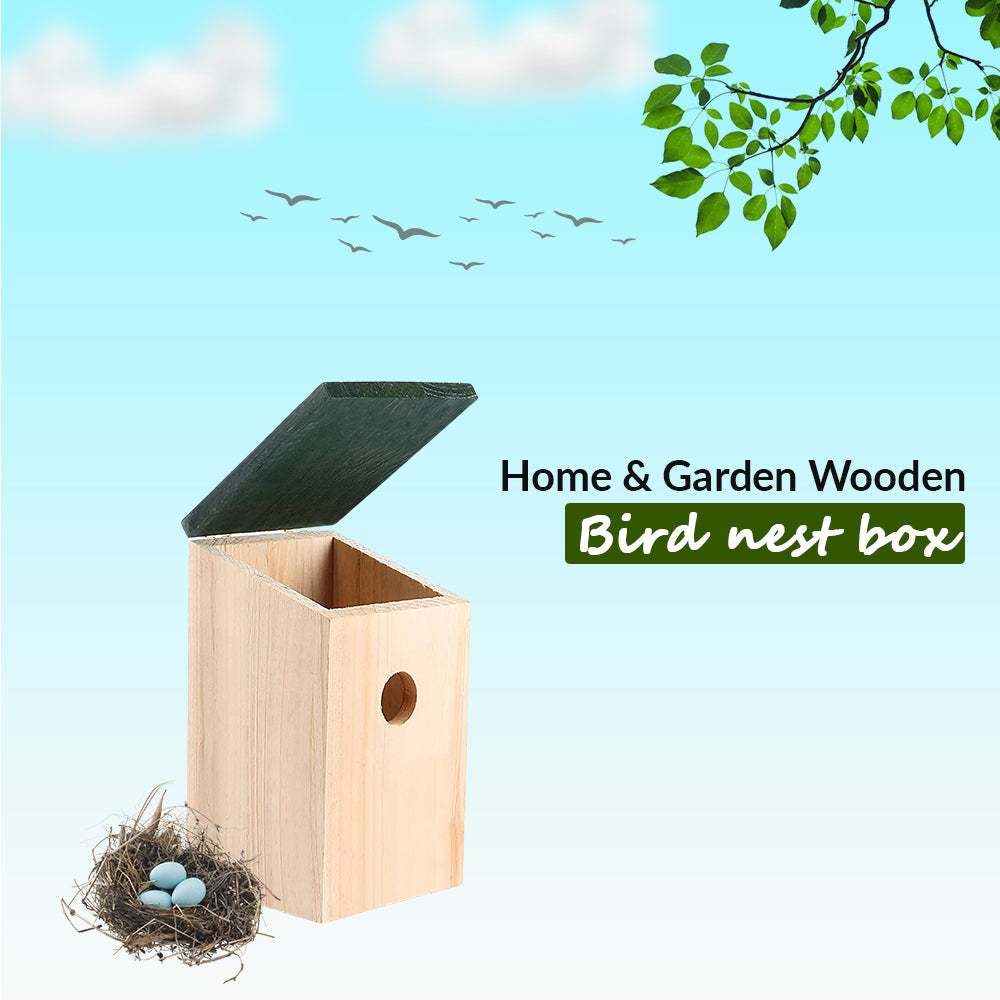 Wooden Bird Nest Box