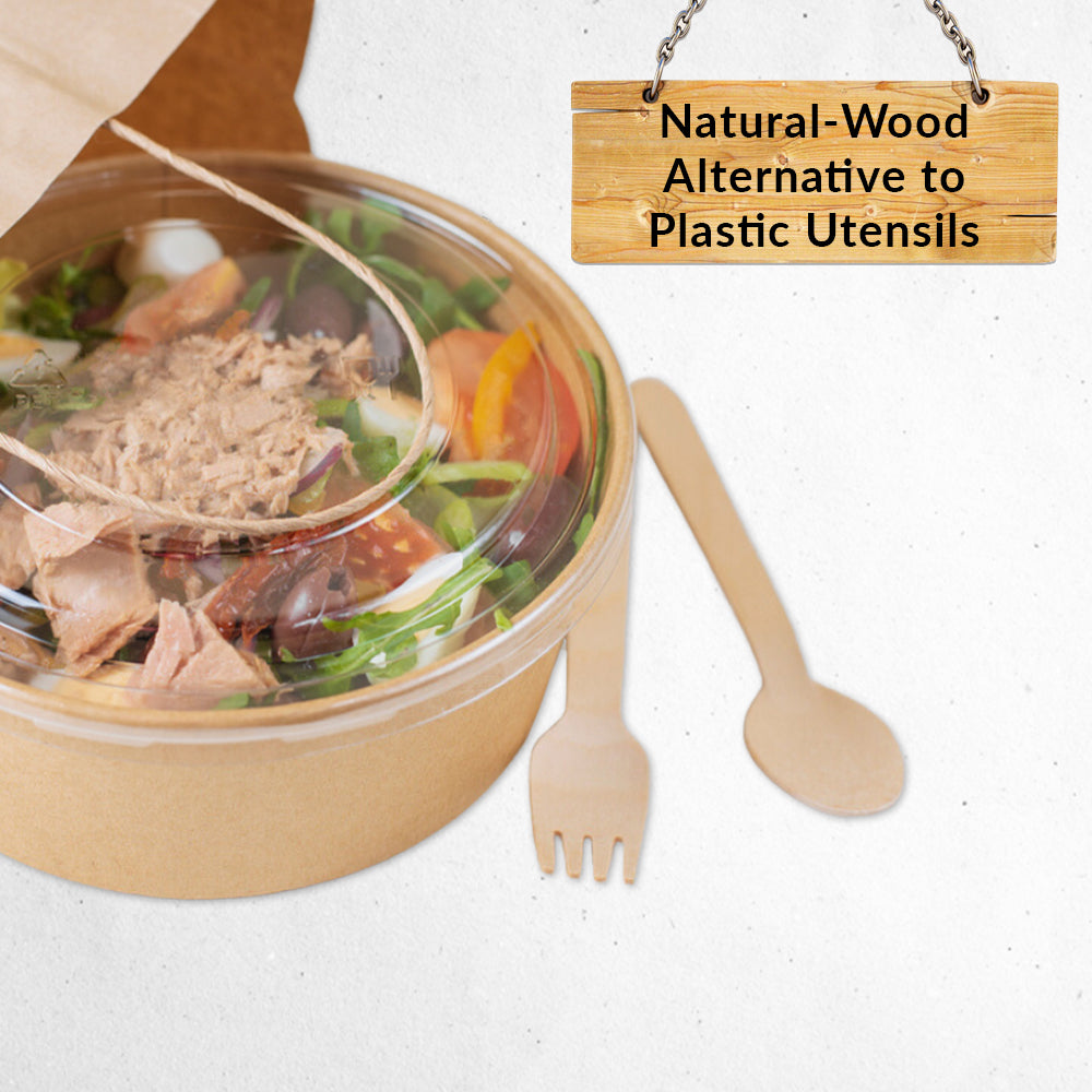 Disposable Wooden Cutlery Set