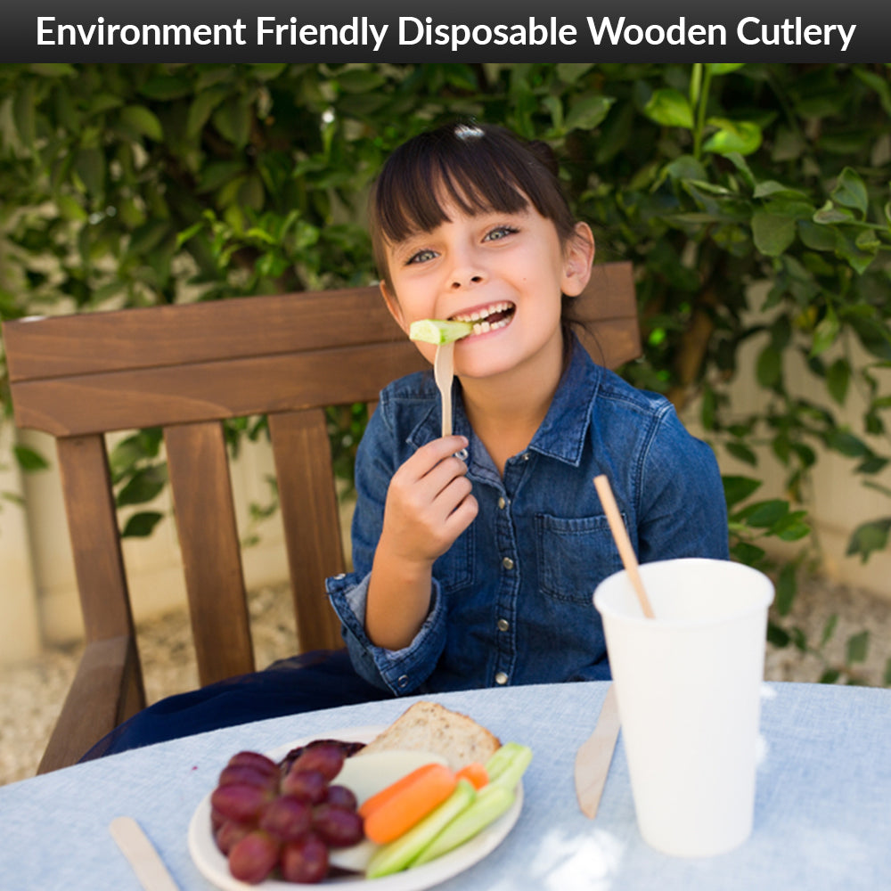 Disposable Wooden Cutlery Set