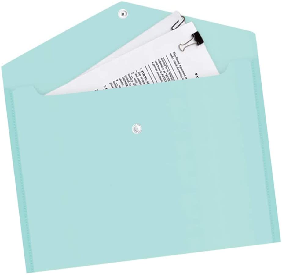 plastic document wallet