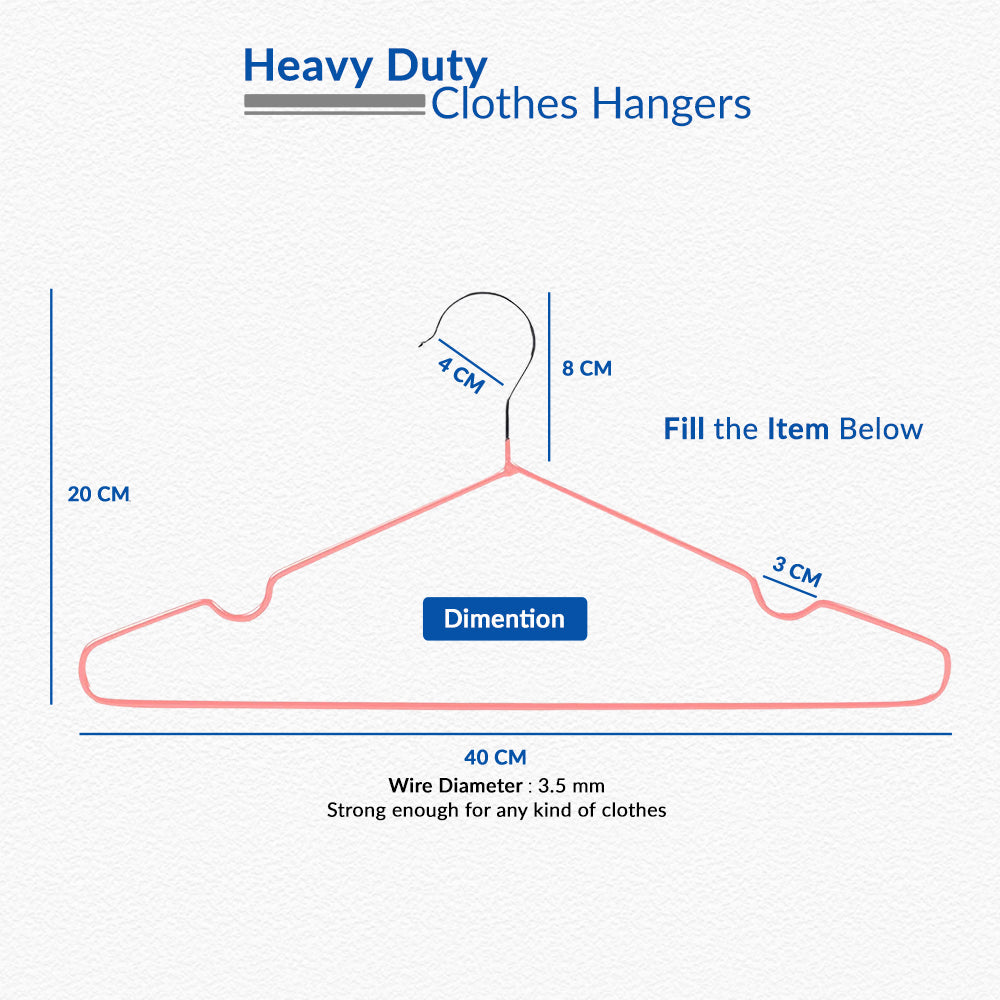 Rubber Coated Metal Hangers