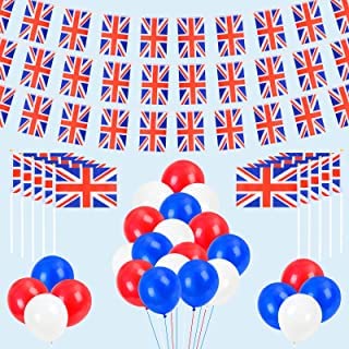 Rectangular UK Bunting Flags