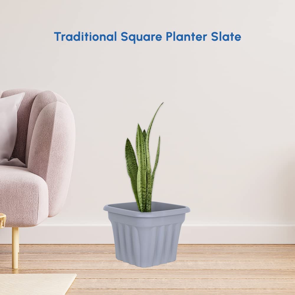 Grey Garden Planters