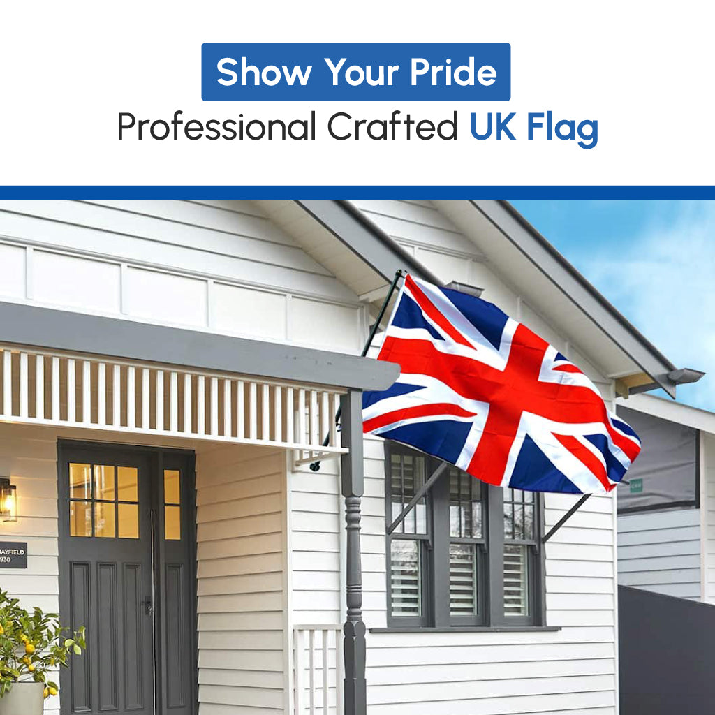Union Jack Flags with Eyelets