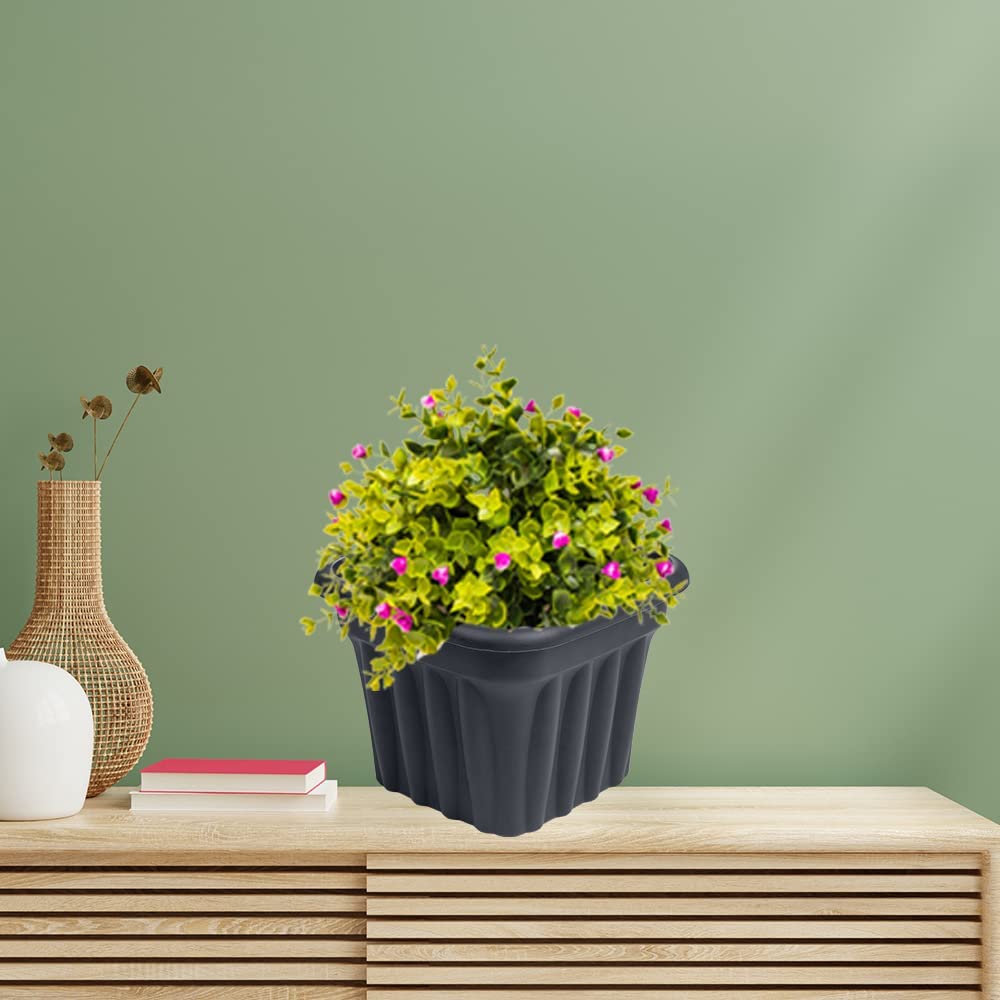 Grey Garden Planters