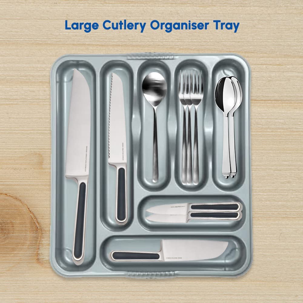 7 compartment cutlery tray
