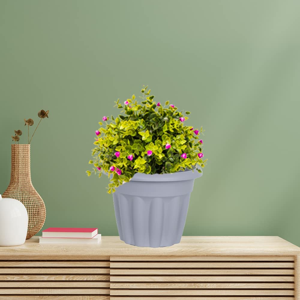 Grey Garden Planters