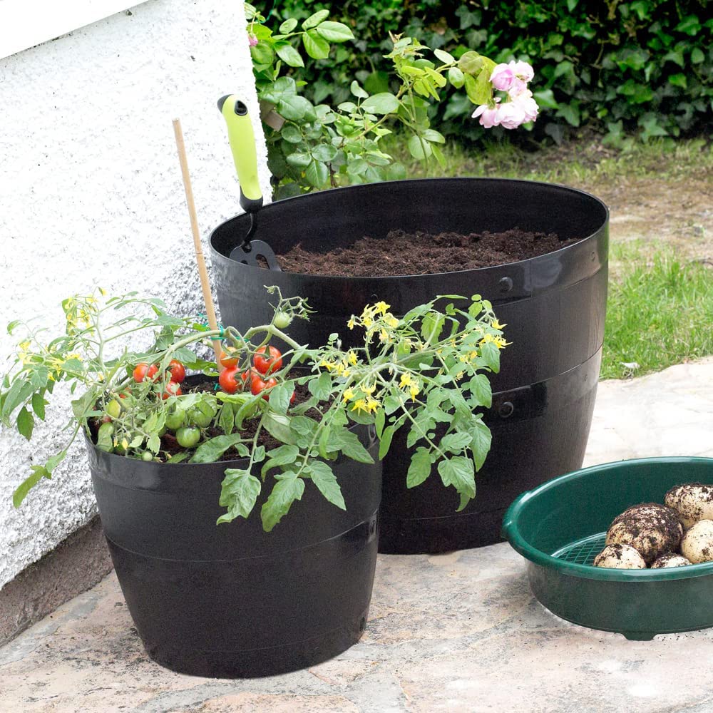 plastic Barrel Planter