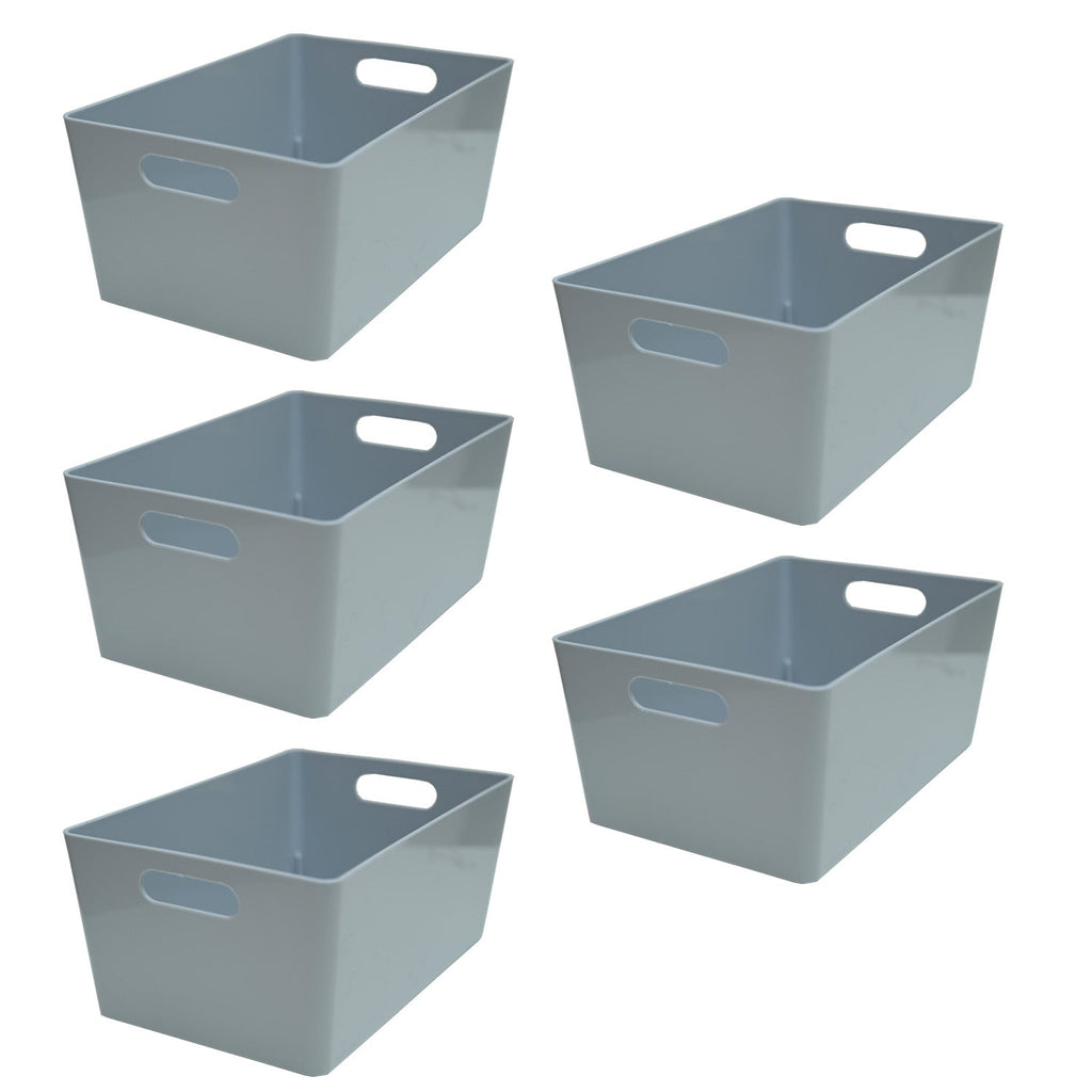 Grey Storage Baskets