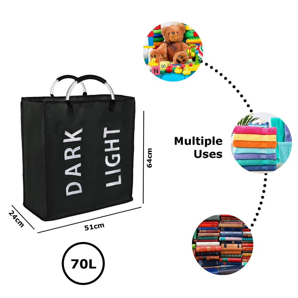 Double Collapsible Laundry Bag