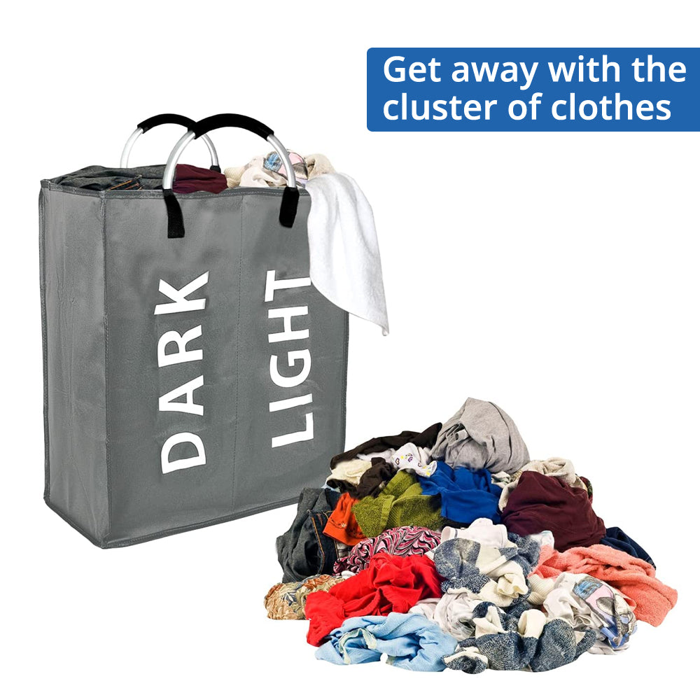 Double Collapsible Laundry Bag