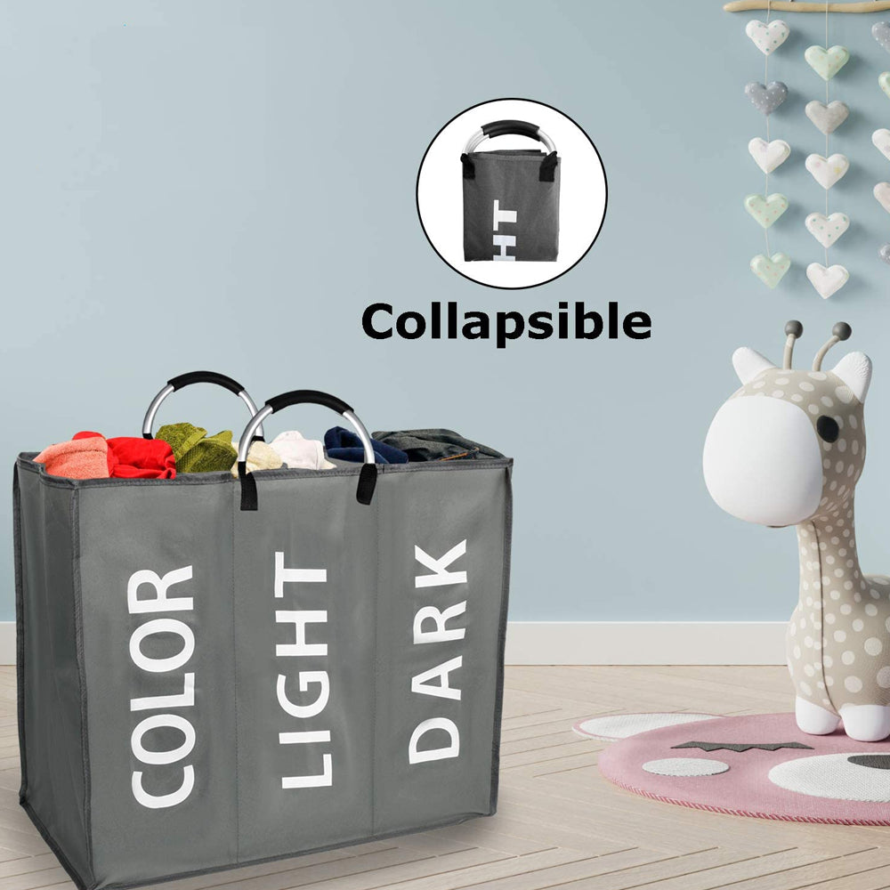 Triple Collapsible Laundry Bag
