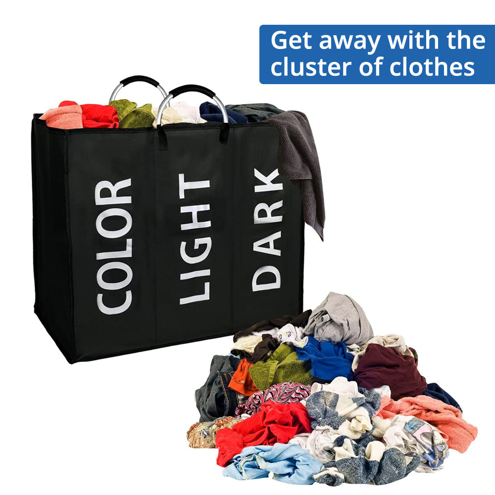 Triple Collapsible Laundry Bag
