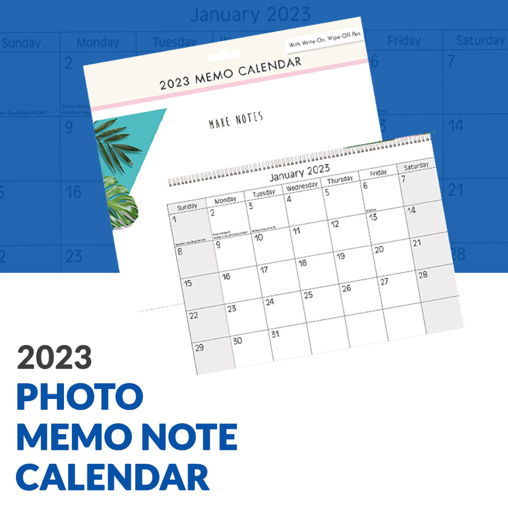 Photo Memo Note Calendar