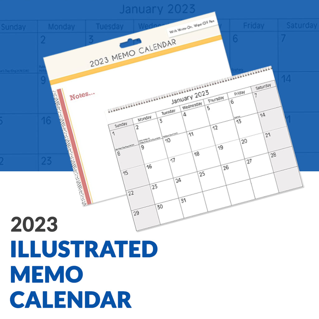 Illustrated Memo Calendar