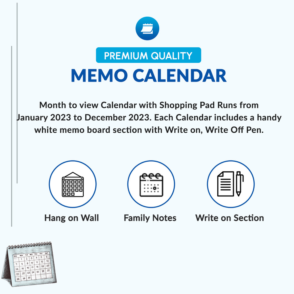 Illustrated Memo Calendar