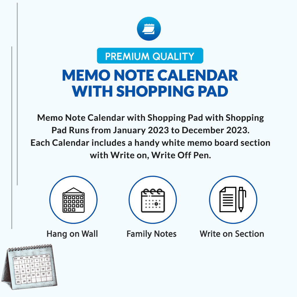 Memo Note Calendar