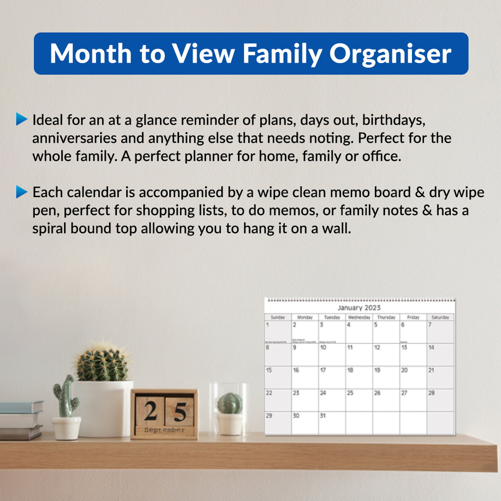Illustrated Memo Calendar
