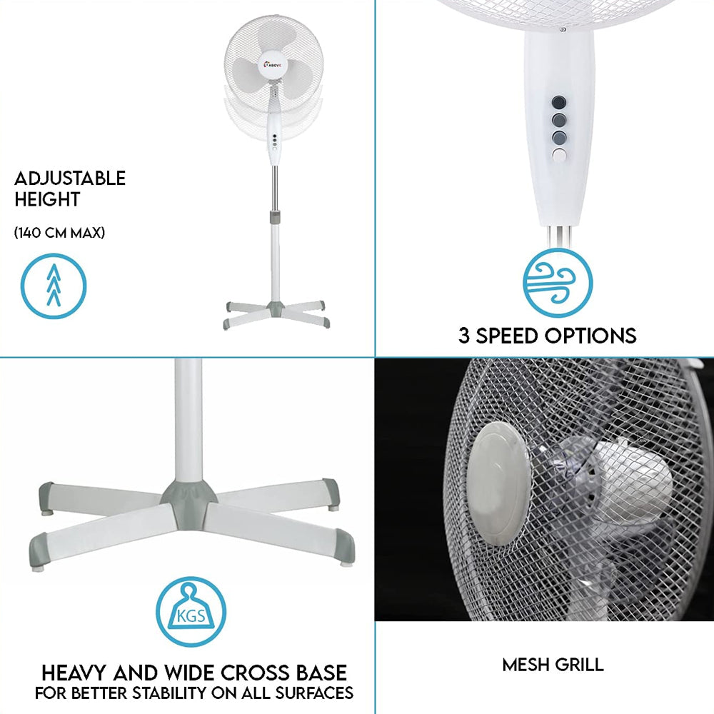 16 inch Pedestal Fan - Features