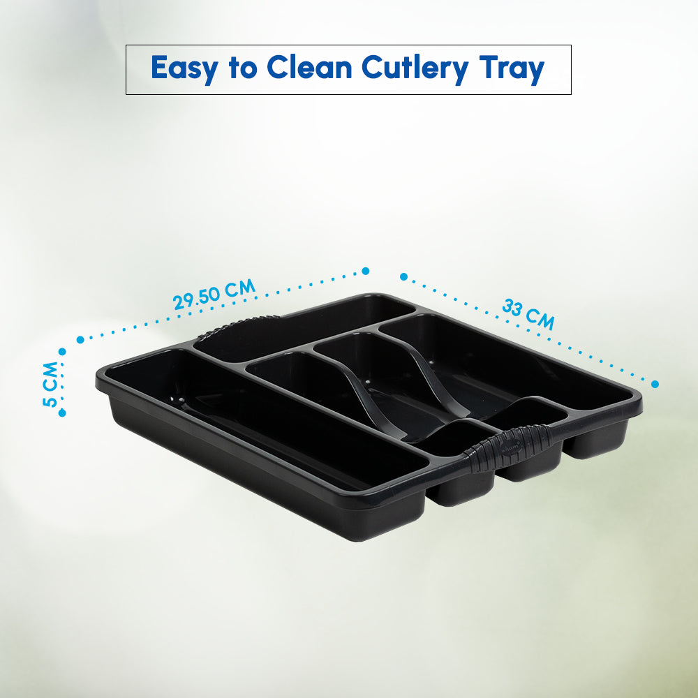 5 compartment cutlery tray