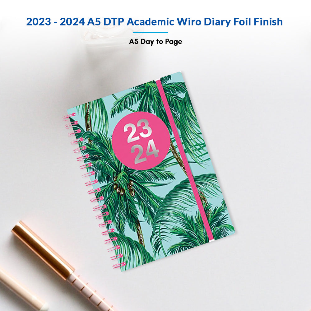 A5 DAY A PAGE Academic Wiro Diary