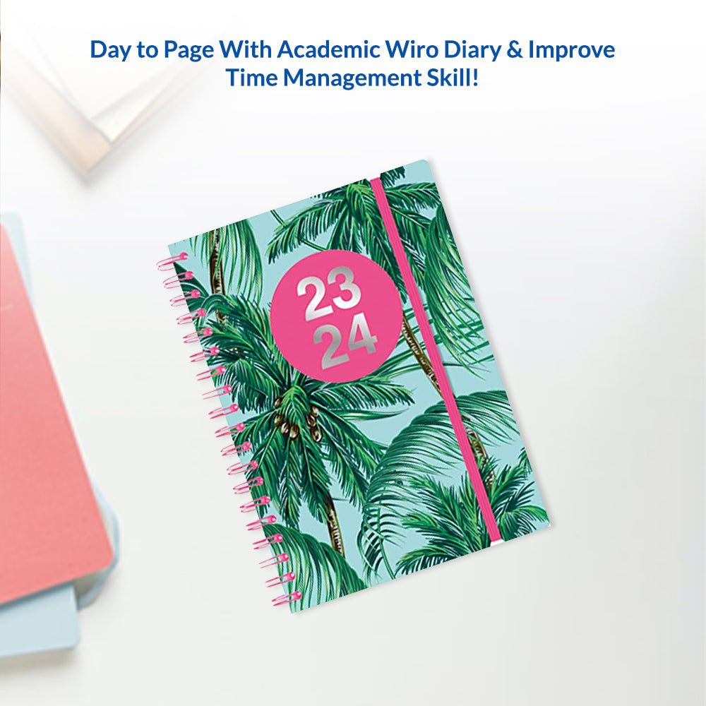 A5 DAY A PAGE Academic Wiro Diary