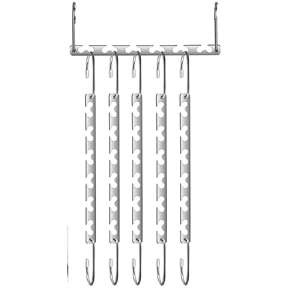 Space saving coat hangers
