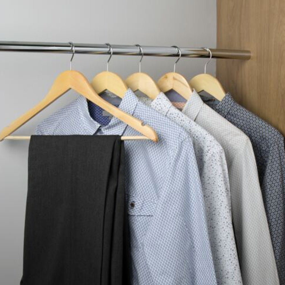 Wooden coat hanger