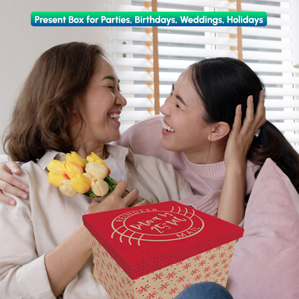 Christmas Kraft Gift Delivery Box