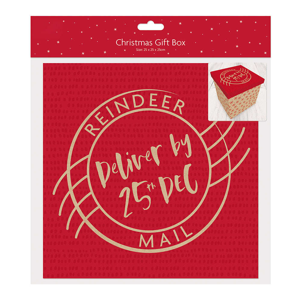 Christmas Kraft Gift Delivery Box