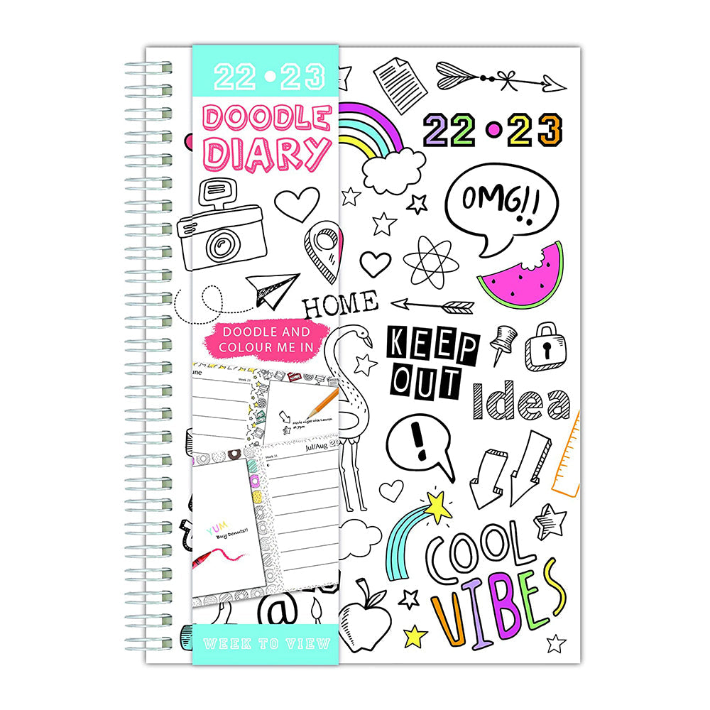 A5 Academic Doodle Diary
