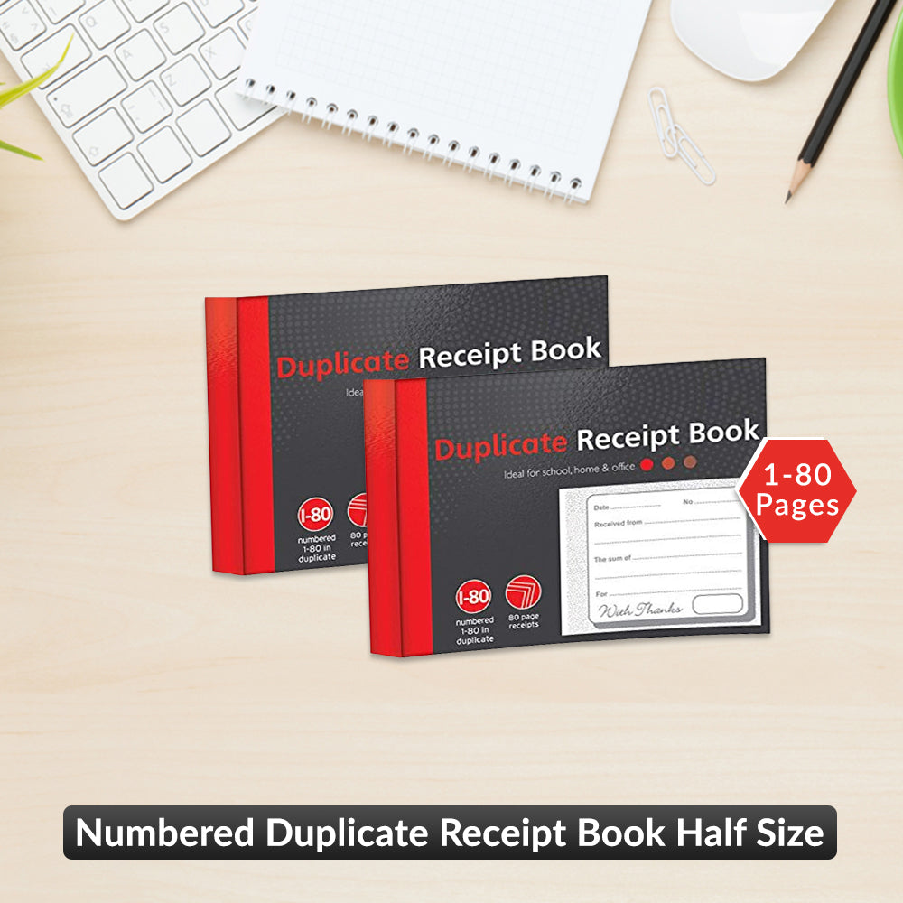 Numbered Receipt Book