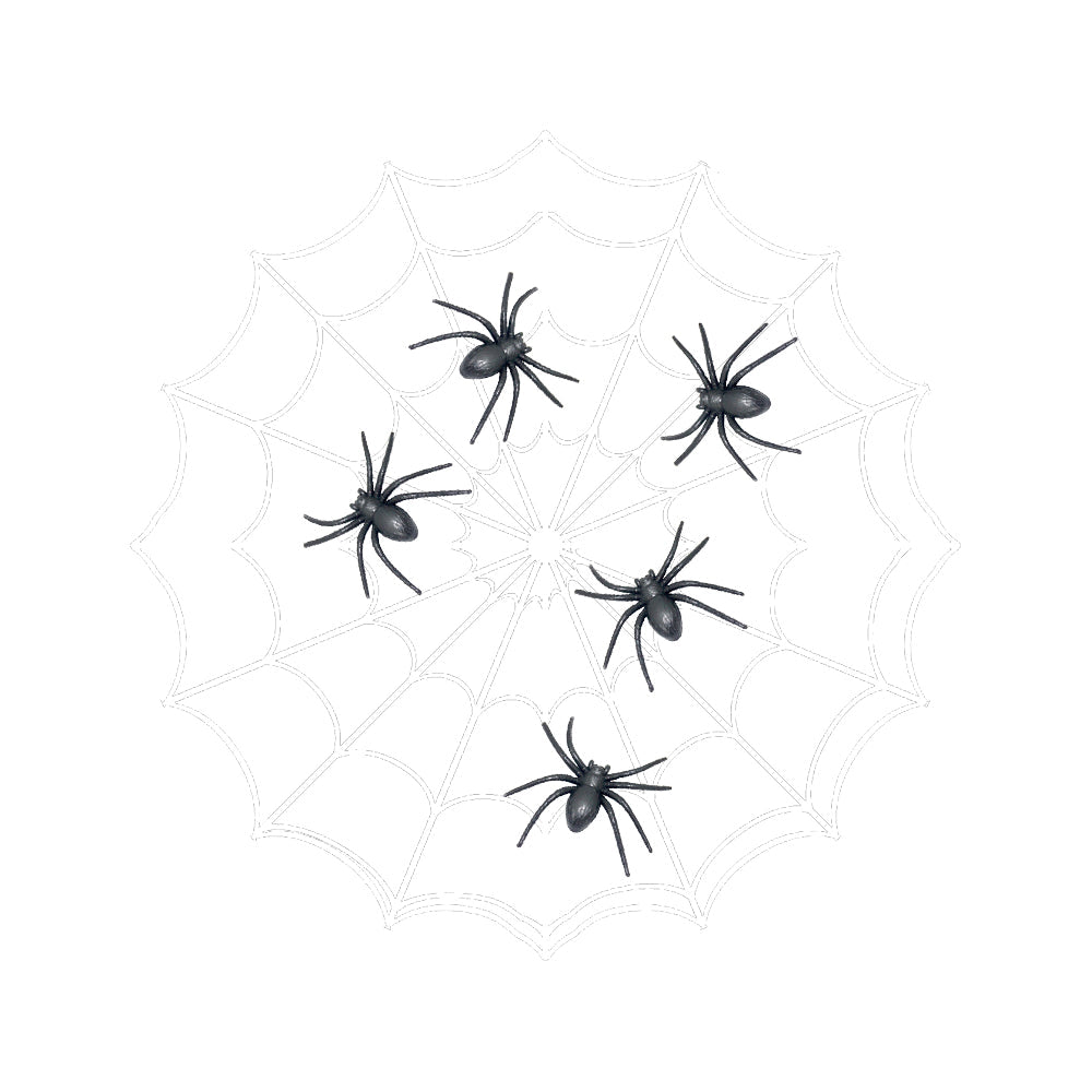 Plastic Spiders For Halloween