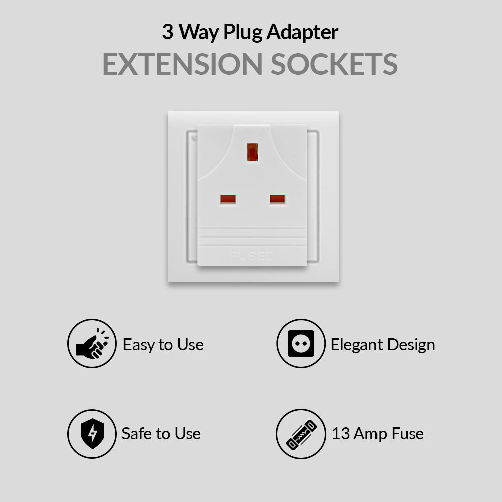 3 pin plug adapter