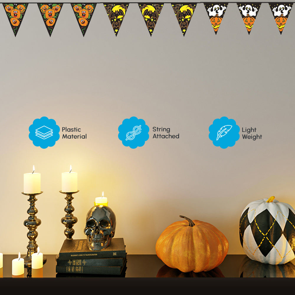 Halloween Triangular Bunting Party Decorations