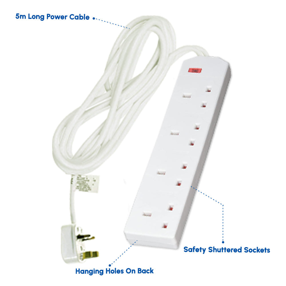 4 Gang Way Power Adapter
