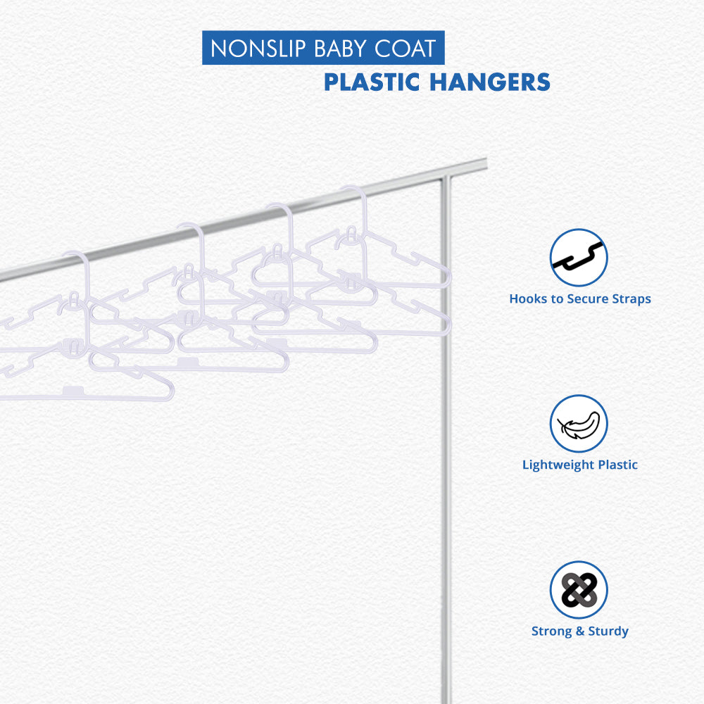 Plastic tubular hangers