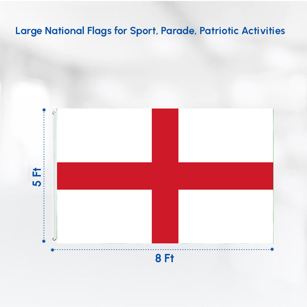 England National Flag With Brass Eyelets