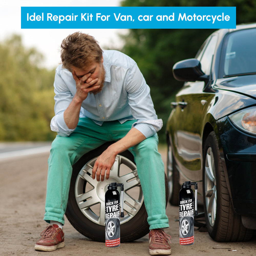 motorcycle flat tire repair kit