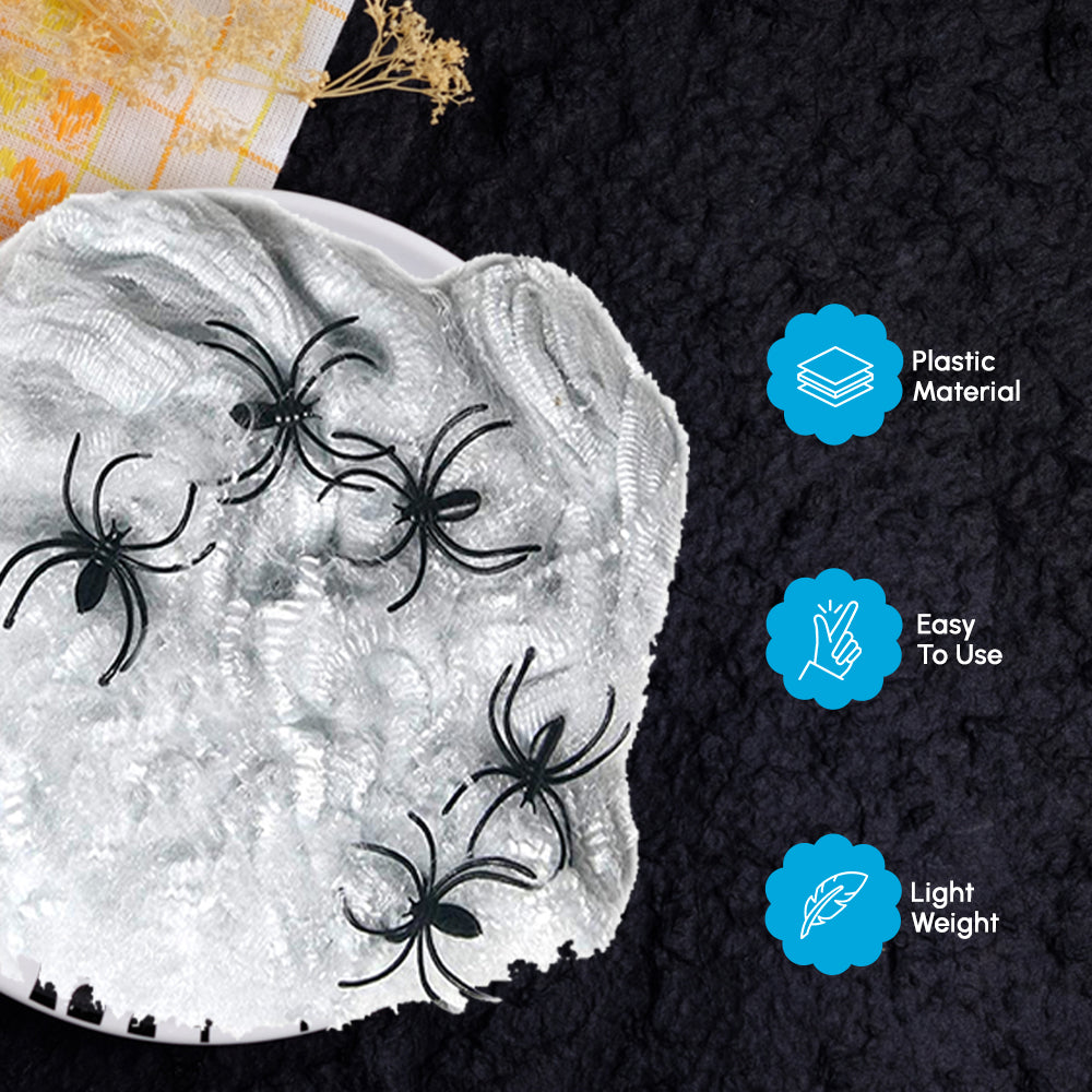 Plastic Spiders For Halloween