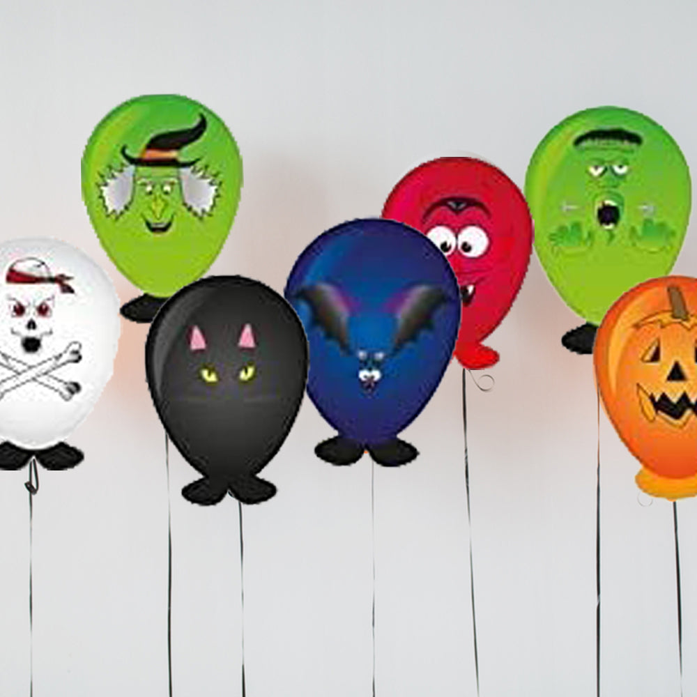 Halloween Balloon Heads