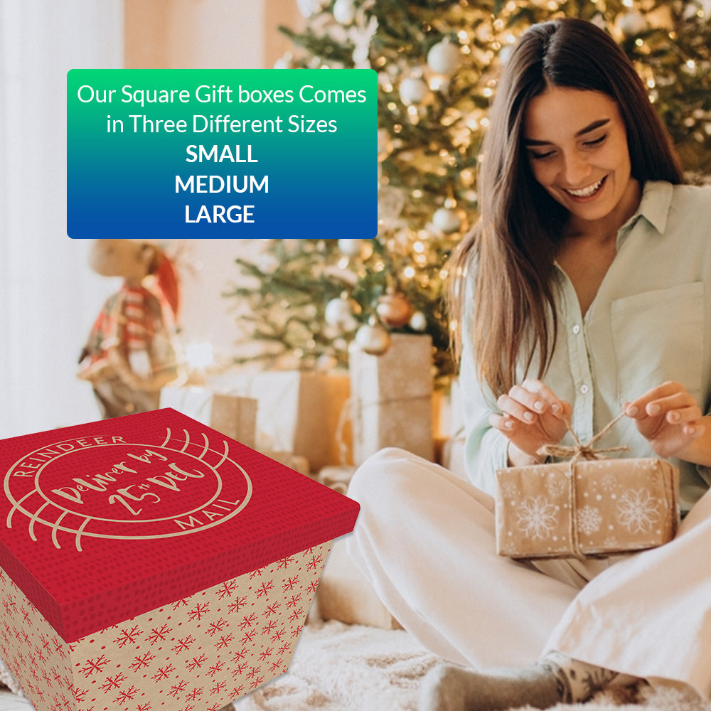 Christmas Kraft Gift Delivery Box